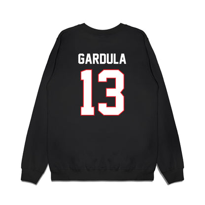 UConn - NCAA Men's Ice Hockey : Ethan Gardula - Championship Classic Shersey Premium Crewneck Sweatshirt-1
