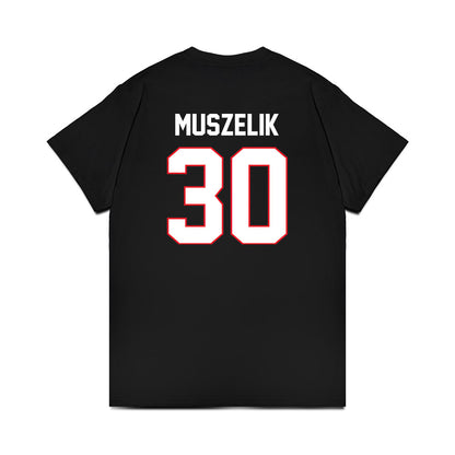 UConn - NCAA Men's Ice Hockey : Tyler Muszelik - Championship Classic Shersey Premium T-Shirt-1