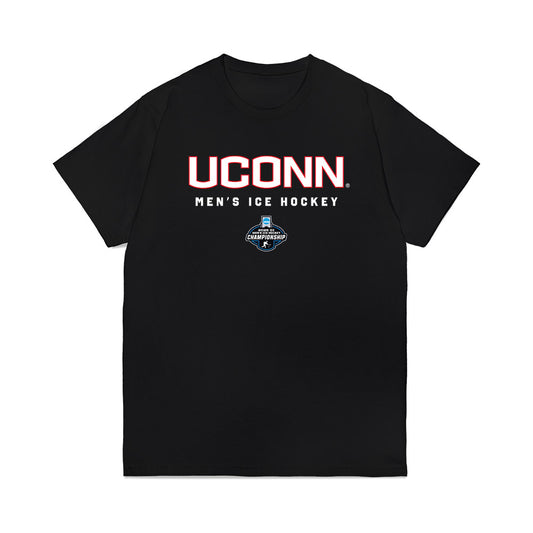 UConn - NCAA Men's Ice Hockey : Jake Percival - Championship Classic Shersey Premium T-Shirt-0