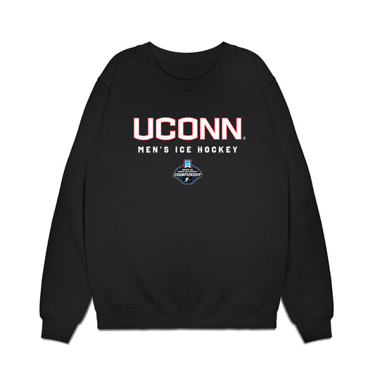 UConn - NCAA Men's Ice Hockey : Ethan Gardula - Championship Classic Shersey Premium Crewneck Sweatshirt-0