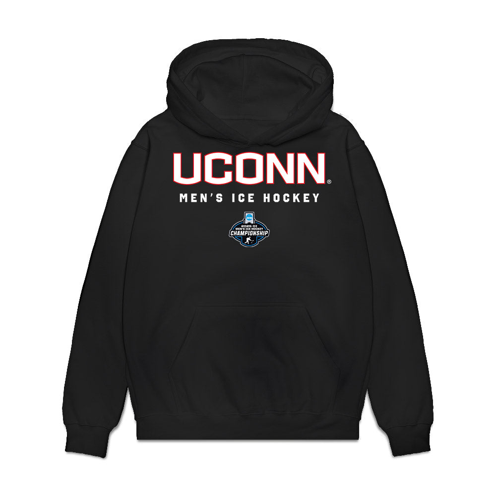 UConn - NCAA Men's Ice Hockey : Ryan Tattle - Championship Classic Shersey Premium Hooded Sweatshirt-0