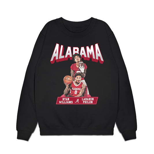 Alabama - NCAA Men's Basketball : Labaron Philon - Collage Premium Crewneck Sweatshirt-0