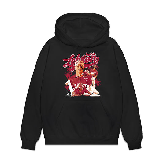 Alabama - NCAA Baseball : Justin Lebron - Premium Hooded Sweatshirt-0