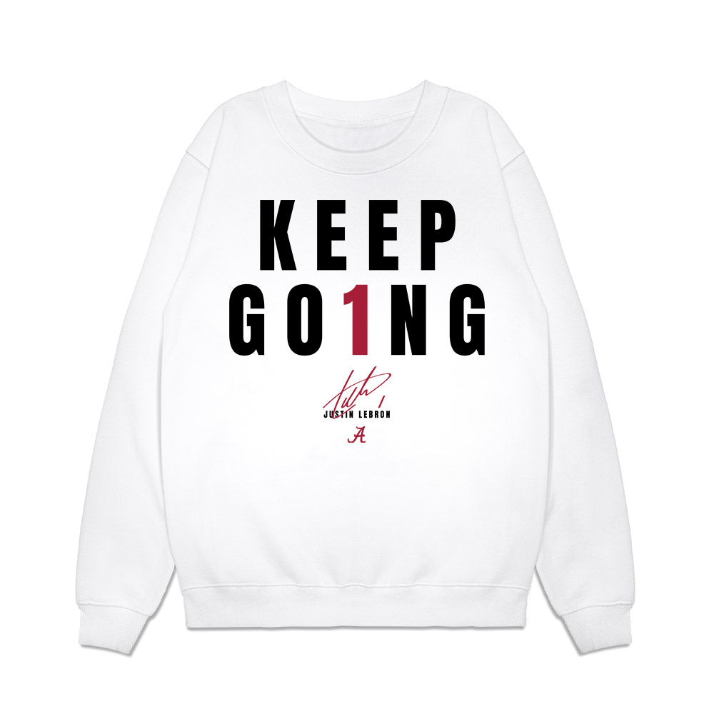 Alabama - NCAA Baseball : Justin Lebron - Premium Crewneck Sweatshirt-0