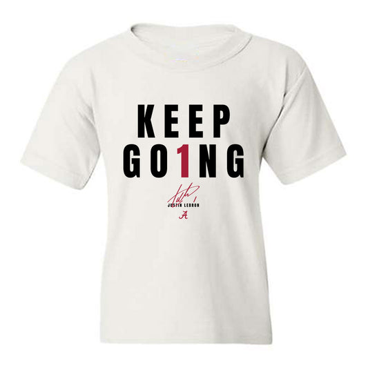 Alabama - NCAA Baseball : Justin Lebron - Youth T-Shirt-0