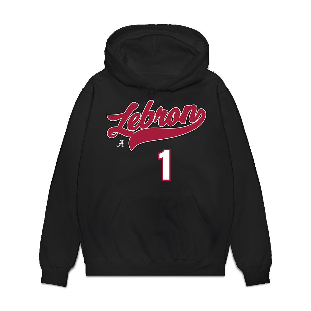 Alabama - NCAA Baseball : Justin Lebron - Premium Hooded Sweatshirt-0