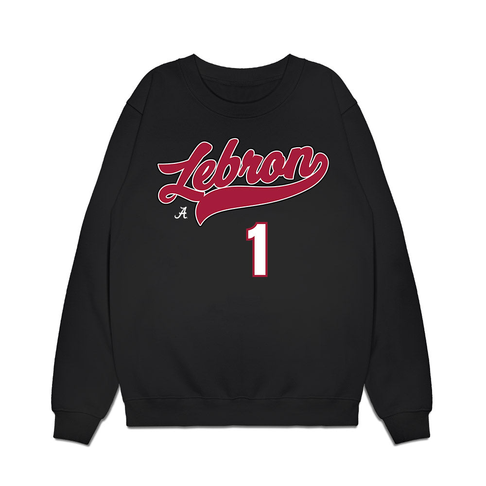 Alabama - NCAA Baseball : Justin Lebron - Premium Crewneck Sweatshirt-0