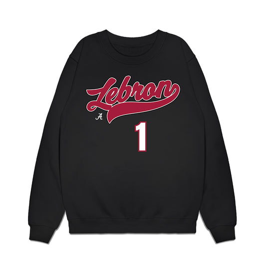 Alabama - NCAA Baseball : Justin Lebron - Premium Crewneck Sweatshirt-0