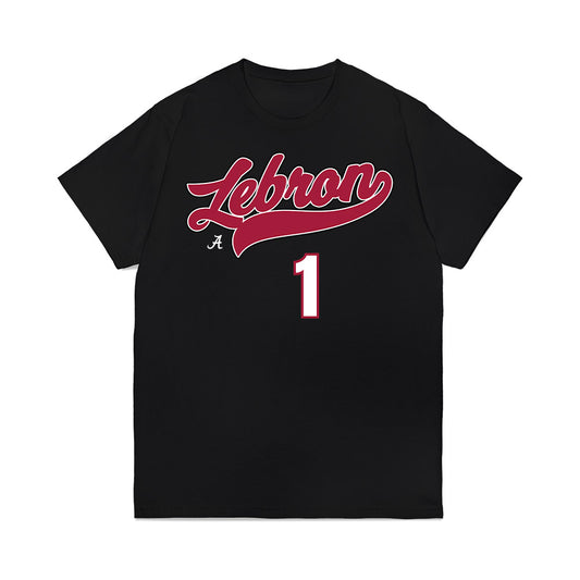 Alabama - NCAA Baseball : Justin Lebron - Premium T-Shirt-0
