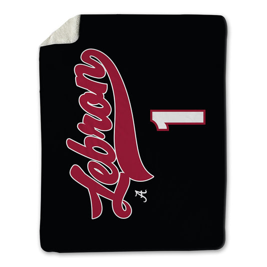 Alabama - NCAA Baseball : Justin Lebron - Blanket-0