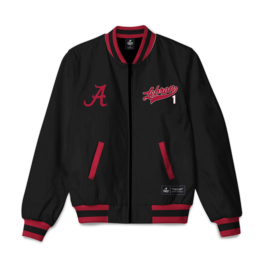 Alabama - NCAA Baseball : Justin Lebron - Bomber Jacket-0