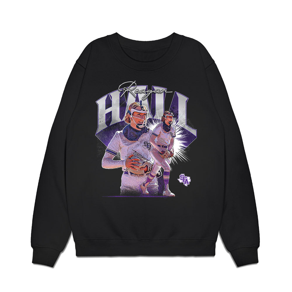 SFA - NCAA Softball : Reagan Hall - Premium Crewneck Sweatshirt-0