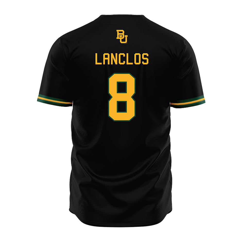 Baylor - NCAA Baseball : Cole Lanclos - Black Jersey-1