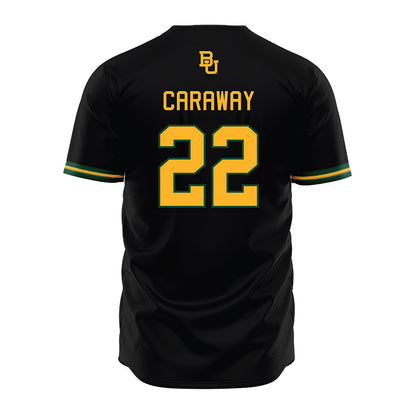 Baylor - NCAA Baseball : Bo Caraway - Black Jersey-1