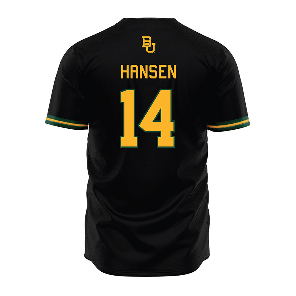 Baylor - NCAA Baseball : Cade Hansen - Black Jersey-1