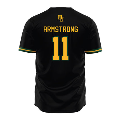 Baylor - NCAA Baseball : Tyce Armstrong - Black Jersey-1
