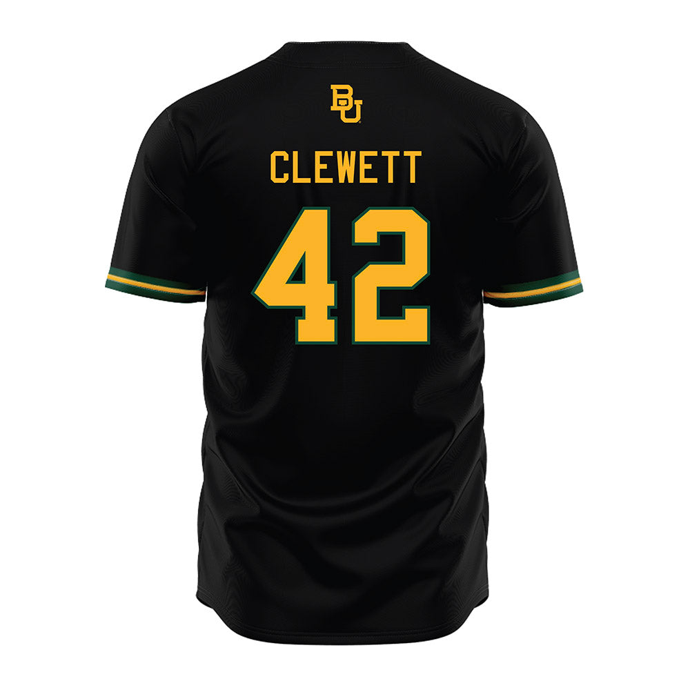 Baylor - NCAA Baseball : Camden Clewett - Black Jersey-1