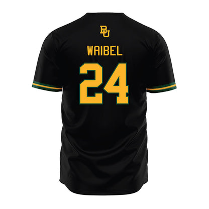 Baylor - NCAA Baseball : Cade Waibel - Black Jersey-1