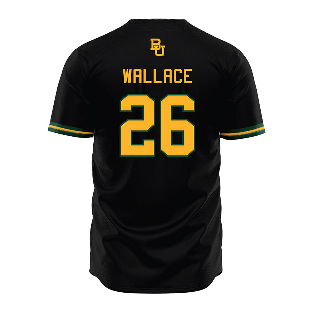 Baylor - NCAA Baseball : Zack Wallace - Black Jersey-1