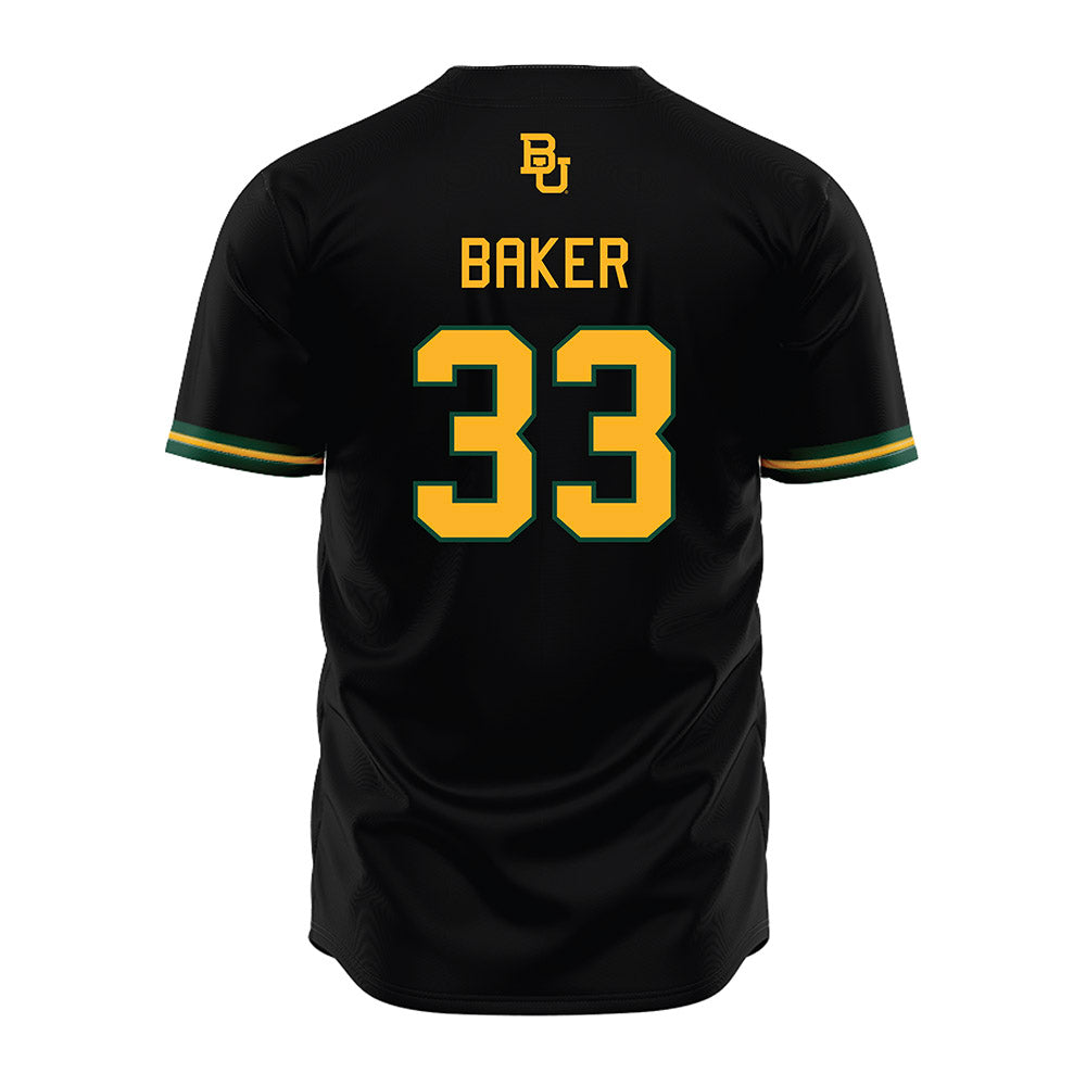 Baylor - NCAA Baseball : Cayden Baker - Black Jersey-1