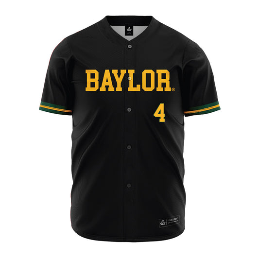 Baylor - NCAA Baseball : JJ Kennett - Black Jersey-0