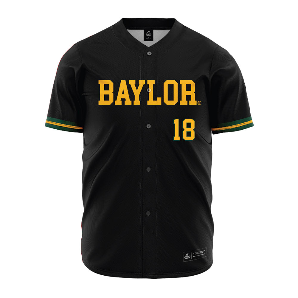 Baylor - NCAA Baseball : Keegan Deihl - Black Jersey-0