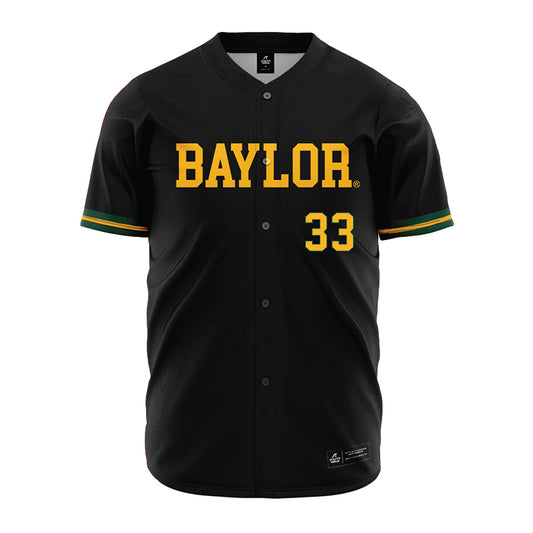 Baylor - NCAA Baseball : Cayden Baker - Black Jersey-0