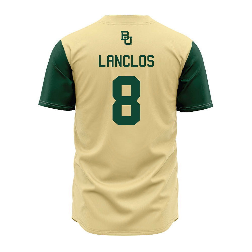 Baylor - NCAA Baseball : Cole Lanclos - Cream Jersey-1