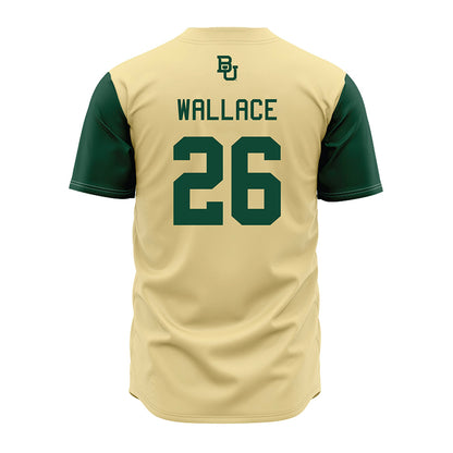 Baylor - NCAA Baseball : Zack Wallace - Cream Jersey-1