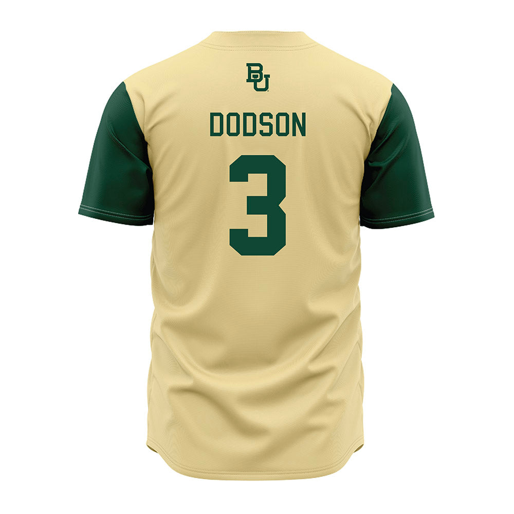 Baylor - NCAA Baseball : Cade Dodson - Cream Jersey-1