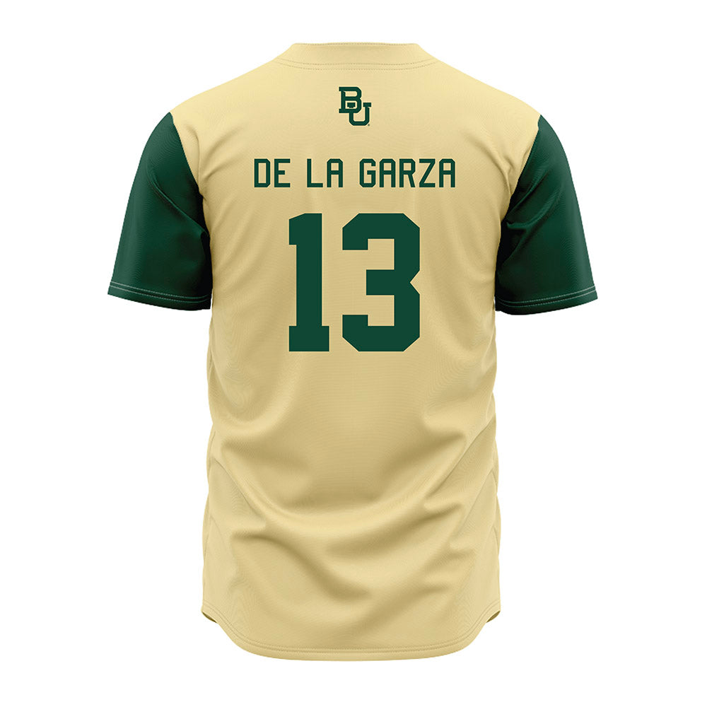 Baylor - NCAA Baseball : Robert De La Garza - Cream Jersey-1