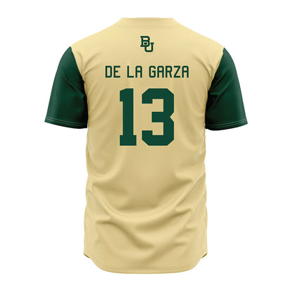 Baylor - NCAA Baseball : Robert De La Garza - Cream Jersey-1