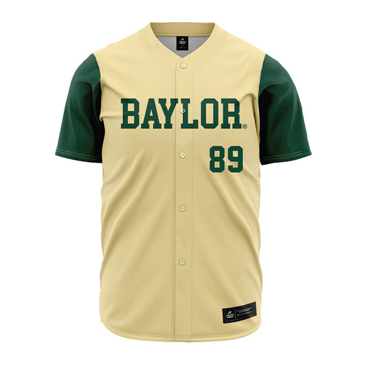 Baylor - NCAA Baseball : RJ Ruais - Cream Jersey-0