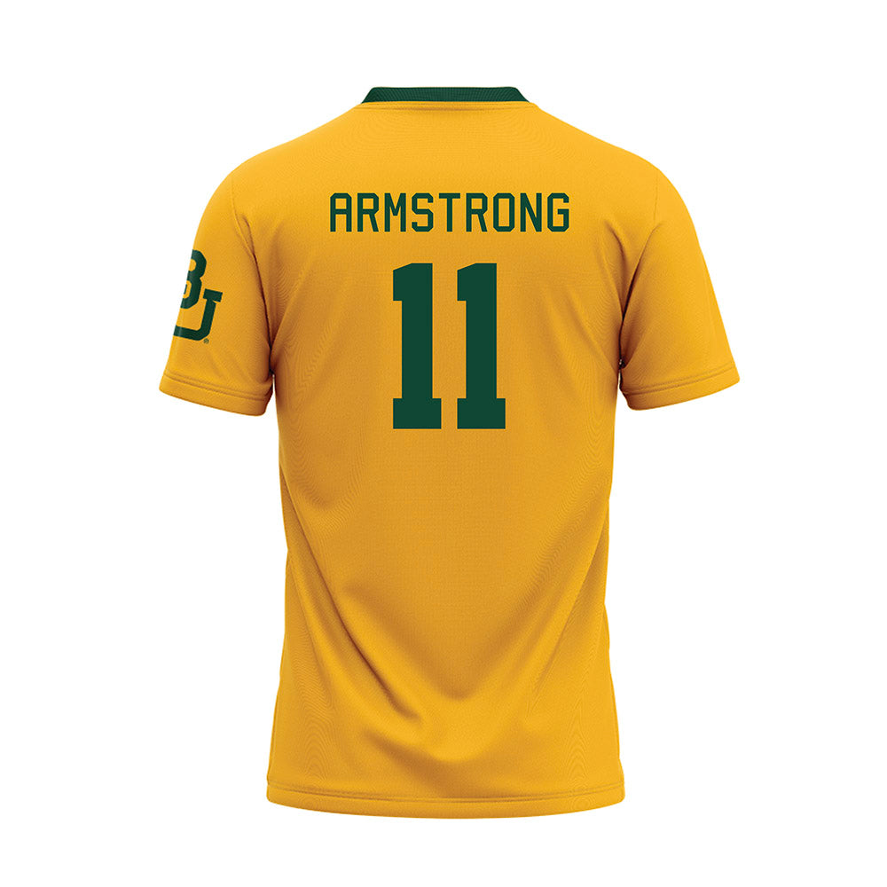 Baylor - NCAA Baseball : Tyce Armstrong - Gold Baseball Jersey-1