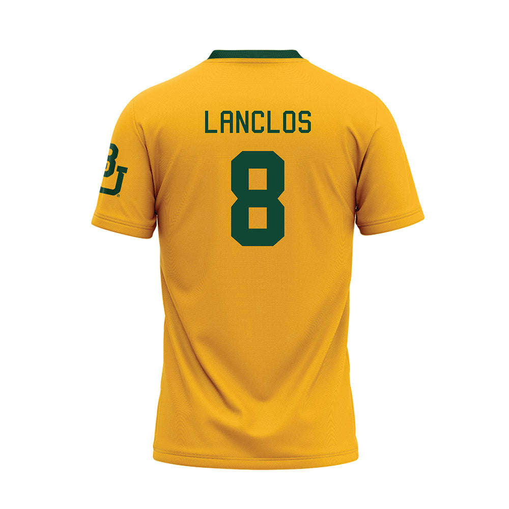 Baylor - NCAA Baseball : Cole Lanclos - Gold Baseball Jersey-1