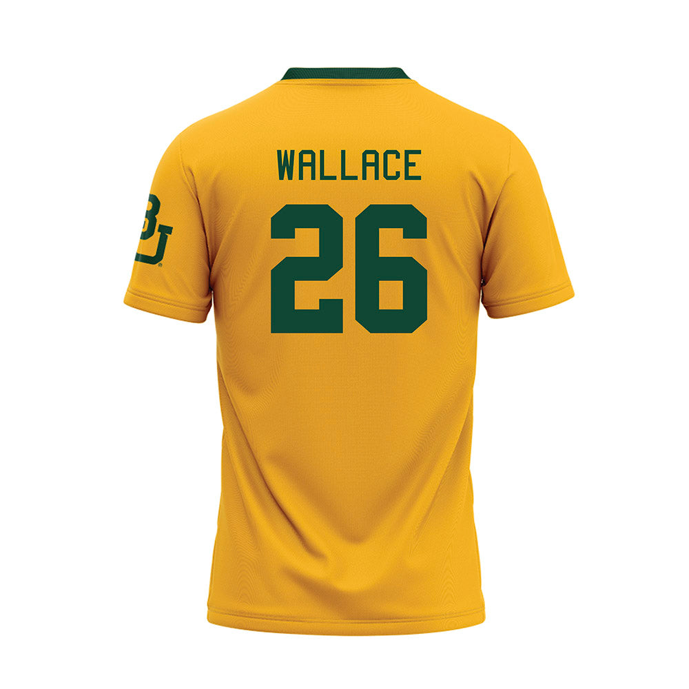 Baylor - NCAA Baseball : Zack Wallace - Gold Baseball Jersey-1
