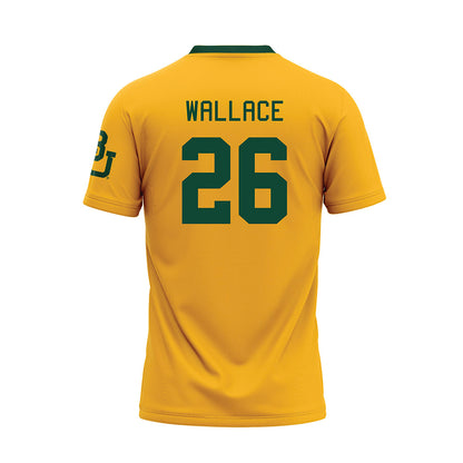 Baylor - NCAA Baseball : Zack Wallace - Gold Baseball Jersey-1