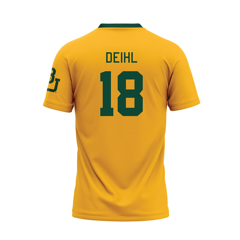 Baylor - NCAA Baseball : Keegan Deihl - Gold Baseball Jersey-1