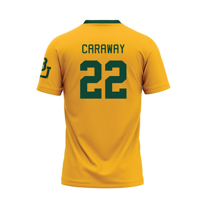 Baylor - NCAA Baseball : Bo Caraway - Gold Baseball Jersey-1