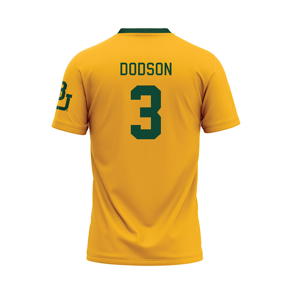 Baylor - NCAA Baseball : Cade Dodson - Gold Baseball Jersey-1