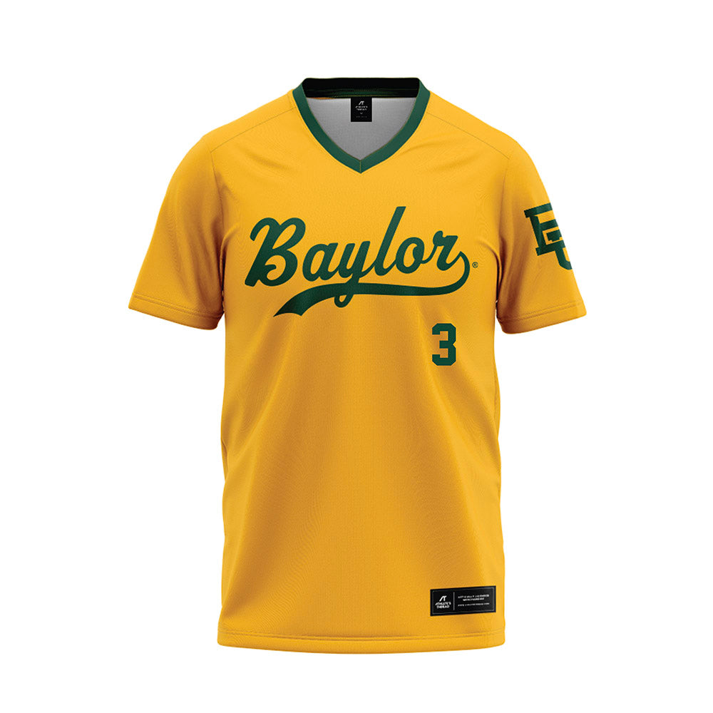 Baylor - NCAA Baseball : Cade Dodson - Gold Baseball Jersey-0