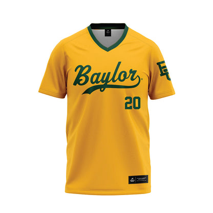 Baylor - NCAA Baseball : Cash McDade - Gold Baseball Jersey-0