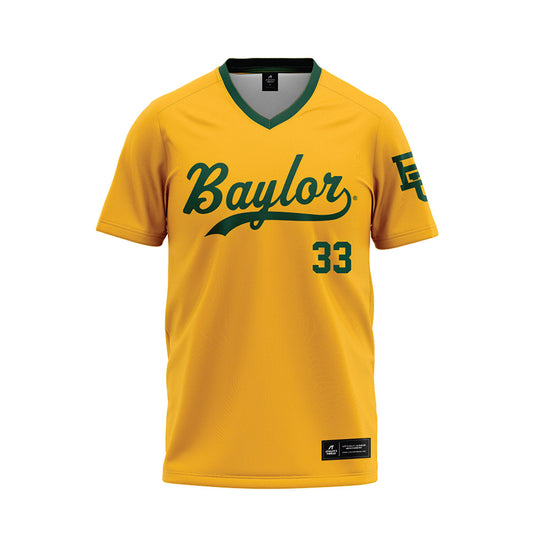 Baylor - NCAA Baseball : Cayden Baker - Gold Baseball Jersey-0
