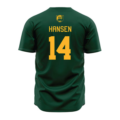 Baylor - NCAA Baseball : Cade Hansen - Green Jersey-1