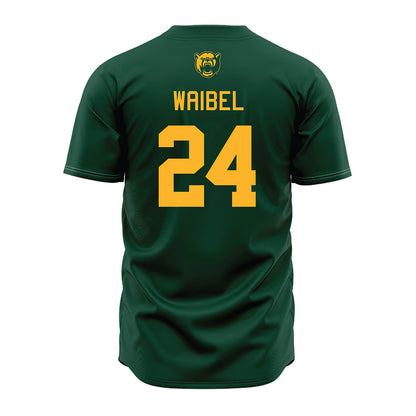 Baylor - NCAA Baseball : Cade Waibel - Green Jersey-1