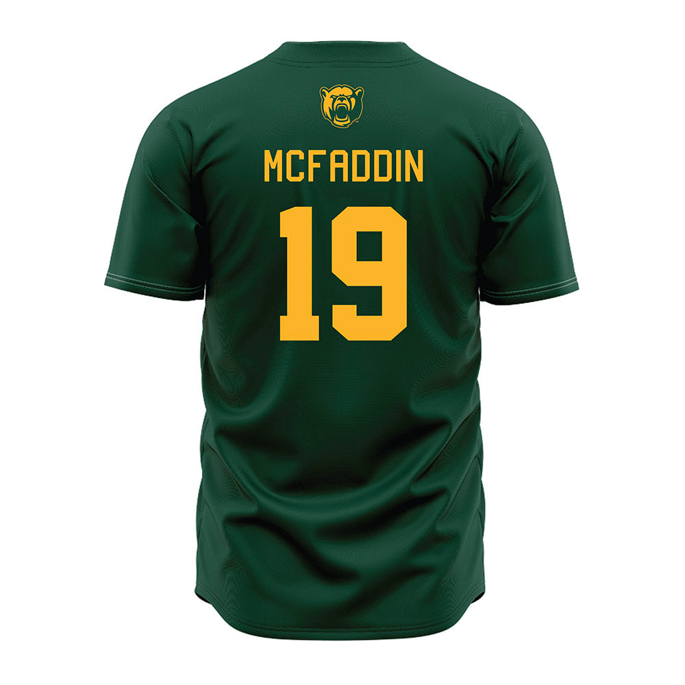 Baylor - NCAA Baseball : Caldwell McFaddin - Green Jersey-1