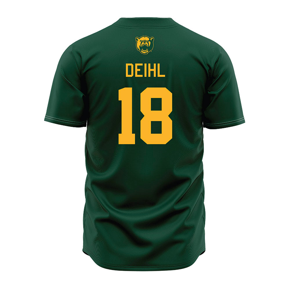 Baylor - NCAA Baseball : Keegan Deihl - Green Jersey-1
