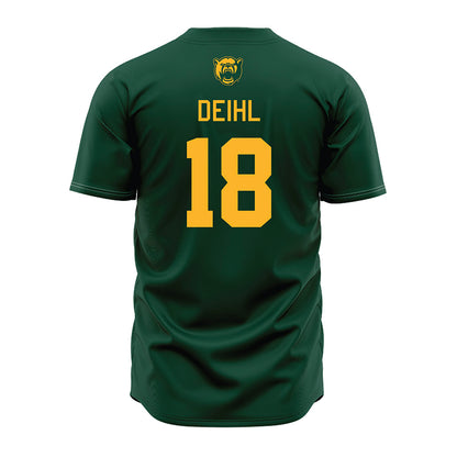 Baylor - NCAA Baseball : Keegan Deihl - Green Jersey-1
