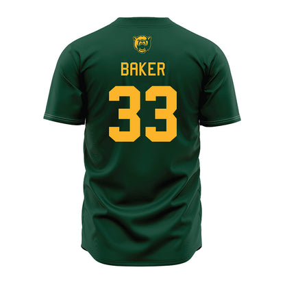 Baylor - NCAA Baseball : Cayden Baker - Green Jersey-1