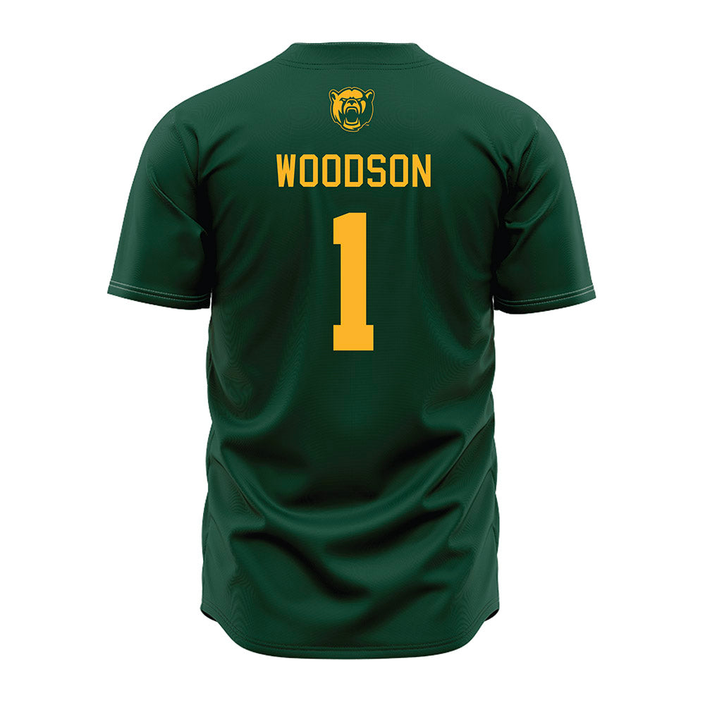 Baylor - NCAA Baseball : TJ Woodson - Green Jersey-1